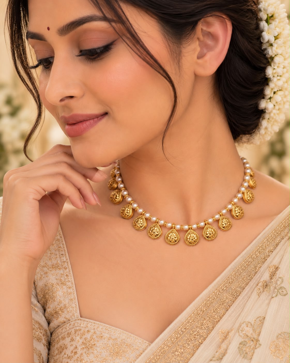 Saanvi Temple Necklace