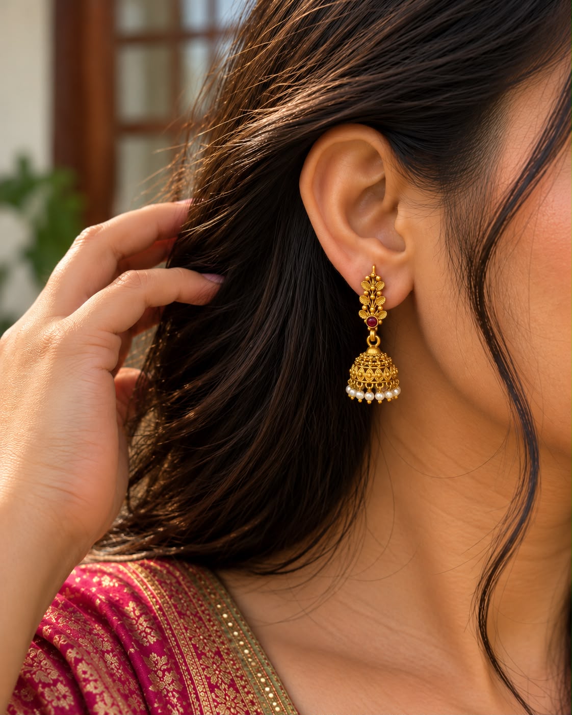 Ratna Hoop Jhumkas
