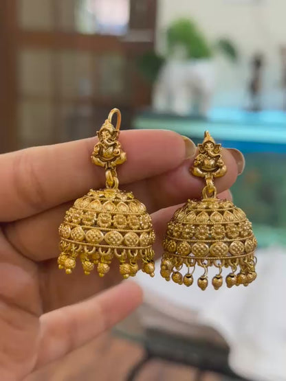 Ganesha Hoop Jhumkas