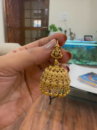 Ganesha Hoop Jhumkas