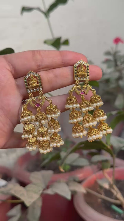 Amala Temple Earrings