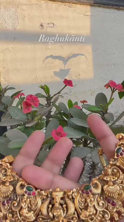 Bridal Harsha Laxmi Temple Necklace Set