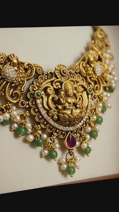 Mahalakshmi Pushpa Necklace