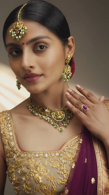 Mahalakshmi Pushpa Necklace