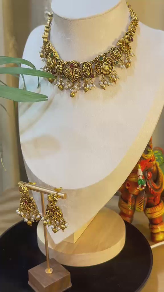 Anandita Matte Necklace Set
