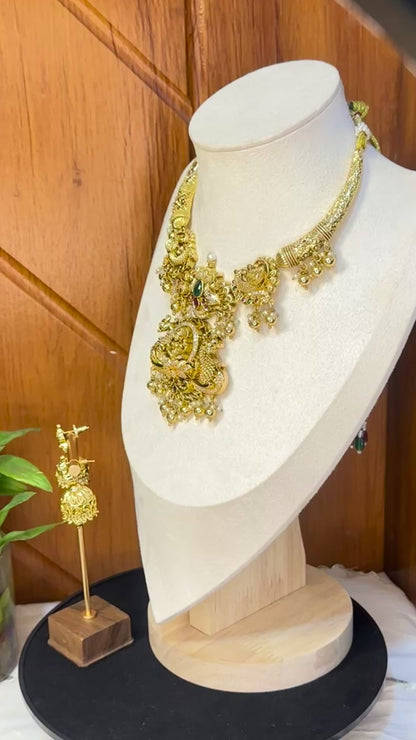 Suvarna Gold Necklace Set