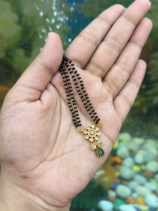 AD Emerald Drop Mangalsutra