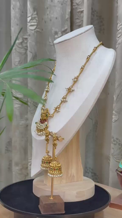 Laxmi Pearl Necklace Set