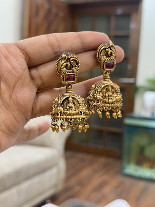 Ranjana Antique Jhumkas