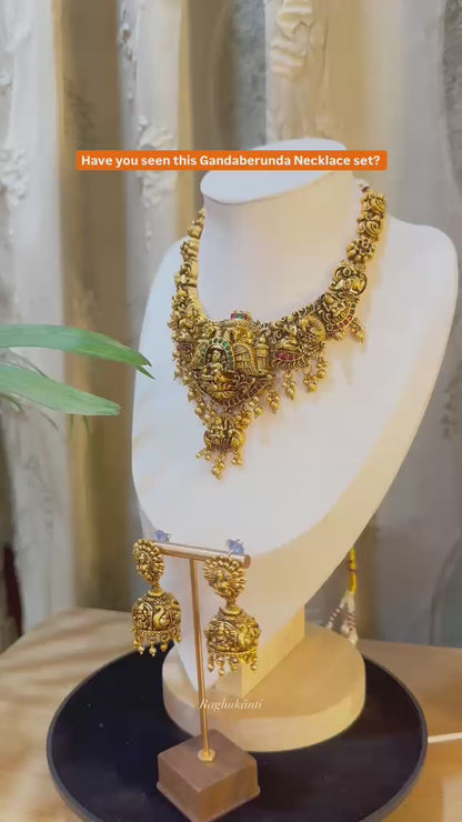 Gandaberunda Bridal Necklace Set