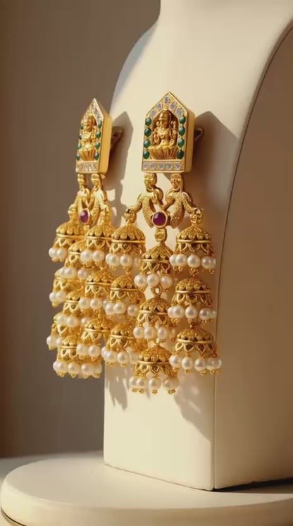 Amala Temple Earrings