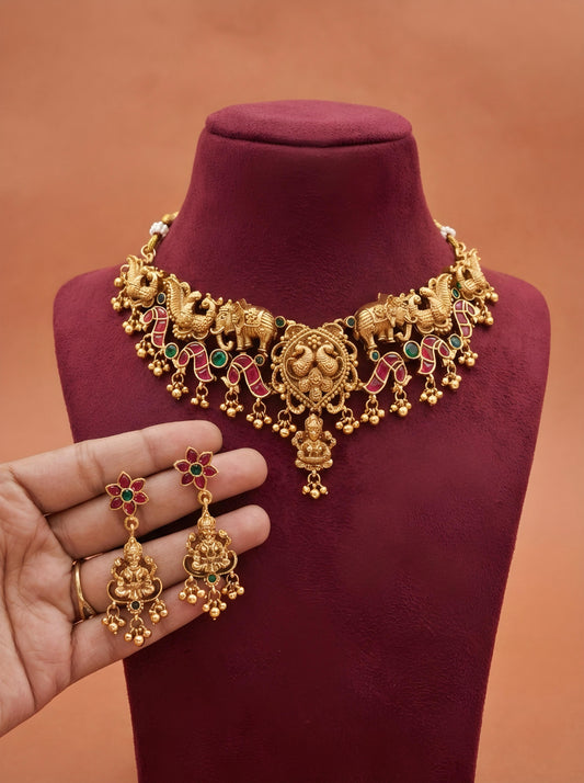 Sridhar Temple Necklace set