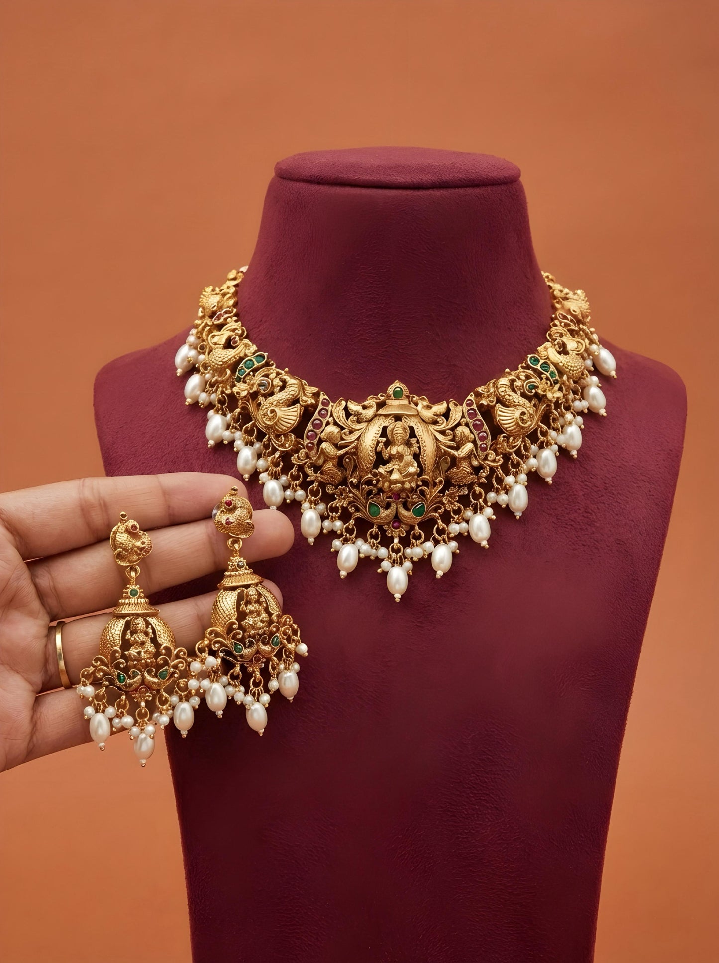 Kavya Laxmi Temple necklace
