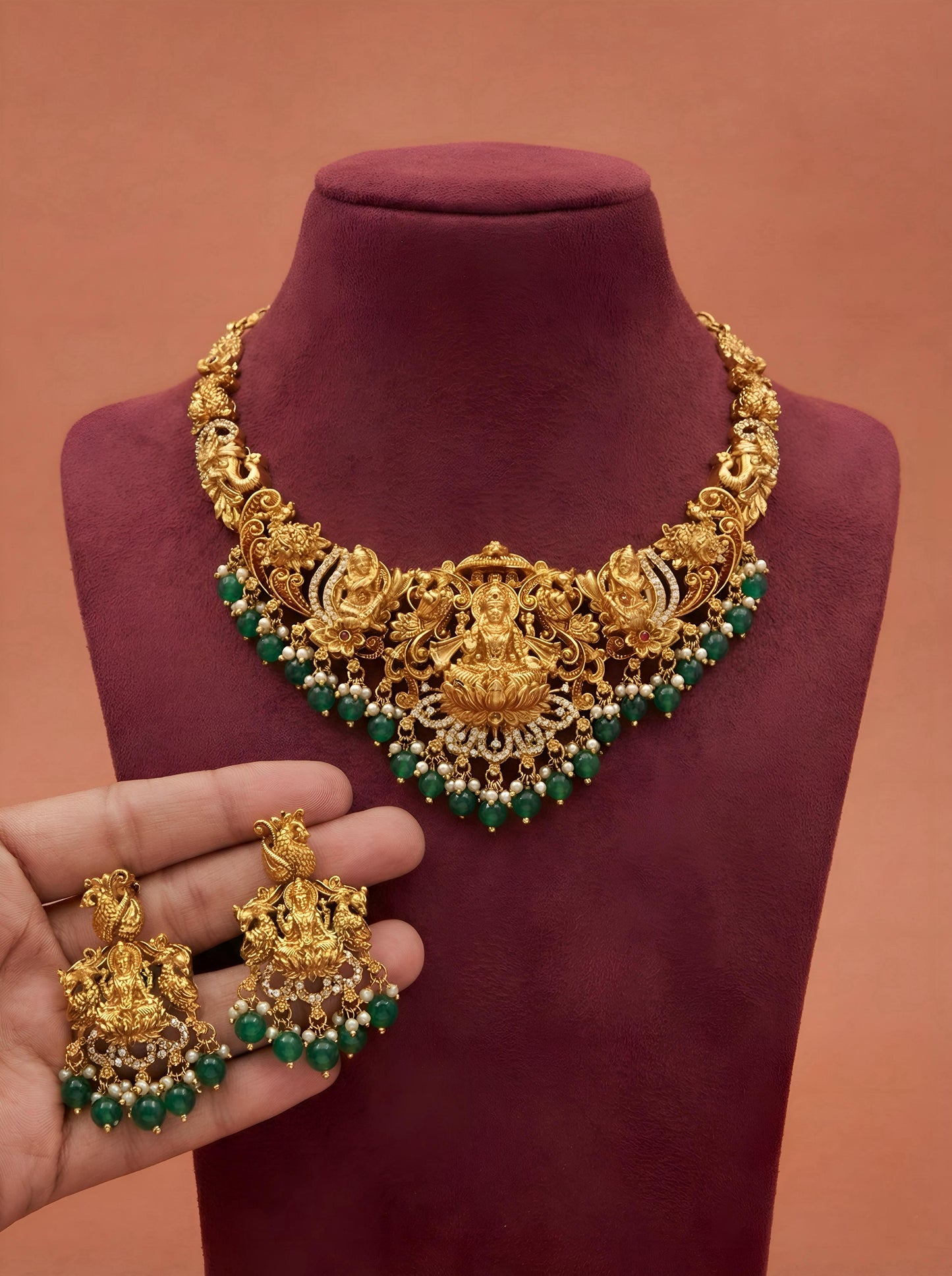 Vaidika Laxmi Necklace Set